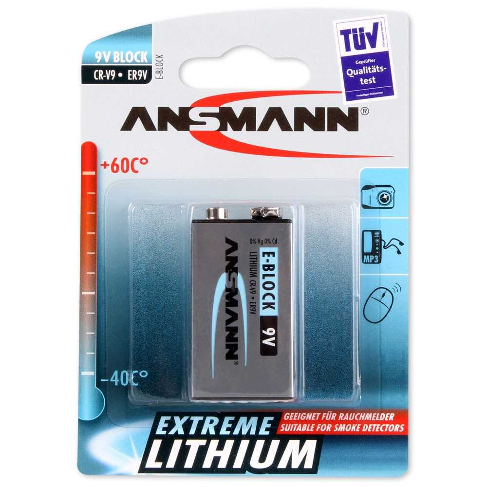 Bild von Ansmann Extreme Lithium 9V 5021023