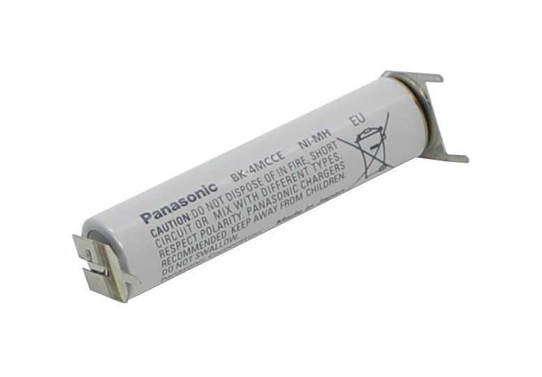 Bild von Panasonic NiMH-Akku BK-4MCC Eneloop Micro 800mAh mit Printanschluß +--