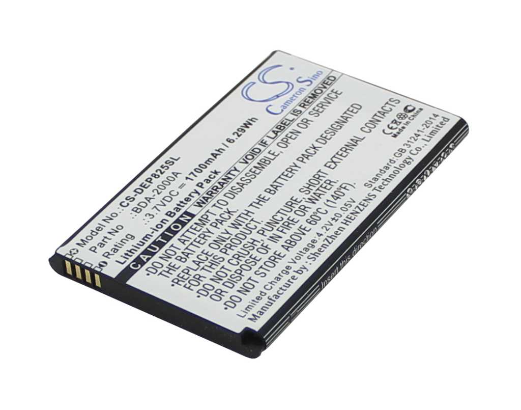 Bild von Handyakku LiIon 3,7V 1700mAh ersetzt Doro 8030