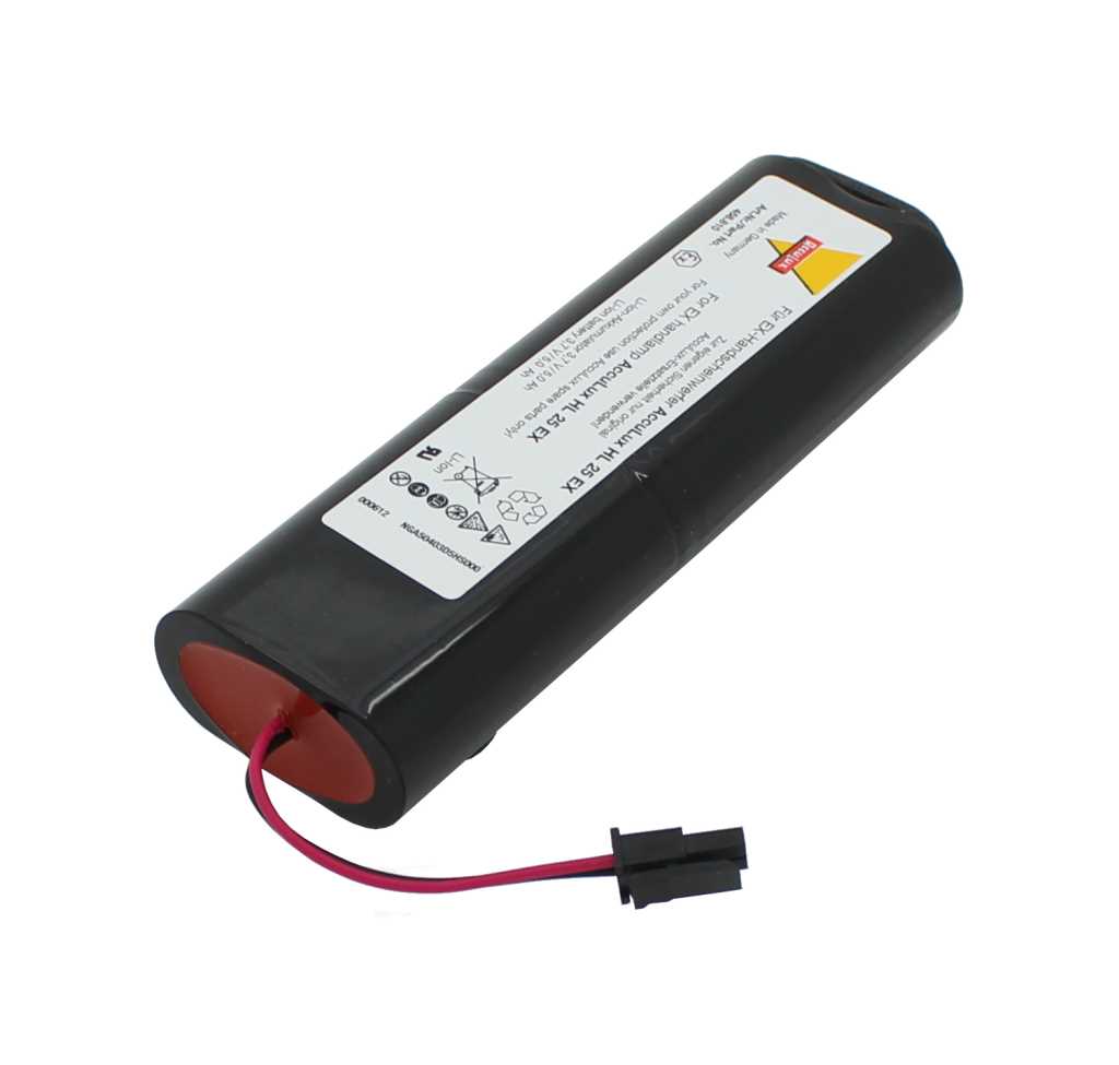 Bild von Originalakku für Handleuchte LiIon 3,7V 5000mAh 18,5 Wh Ex-geschützt ersetzt Acculux 458.810