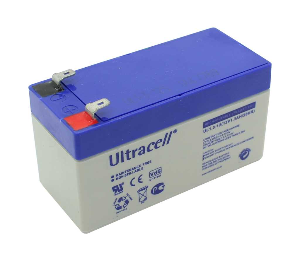 Bild von Ultracell UL1.3-12 12V 1,3Ah ABUS BT2012 VdS-Akkumulator, ABUS TERXON