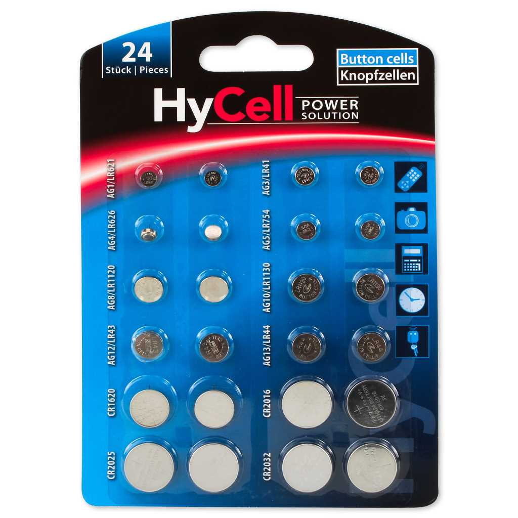 Bild von HyCell Lithium Knopfzellen Set 1516-0003