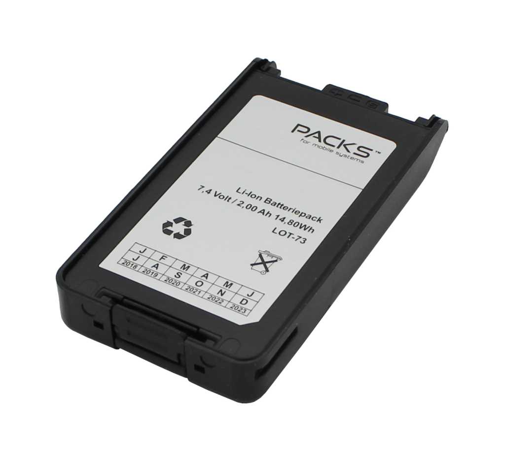 Bild von Funkakku LiIon 7,4V 2000mAh ersetzt KENWOOD KNB-35L