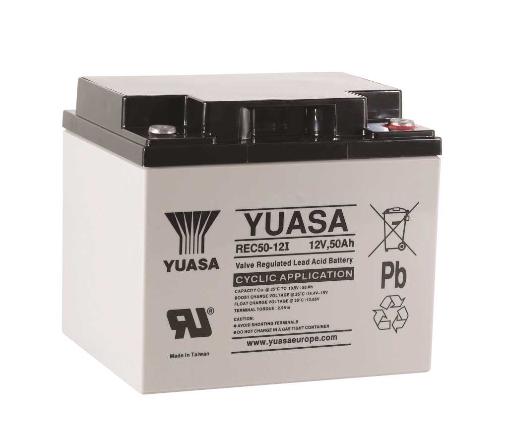 Bild von Yuasa REC50-12 12V 50Ah zyklenfest