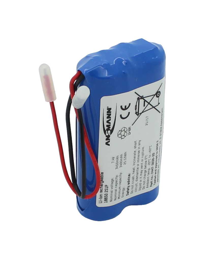 Bild von Ansmann Akkupack LiIon 7,4V 3500mAh 2S1P 2447-3030-20