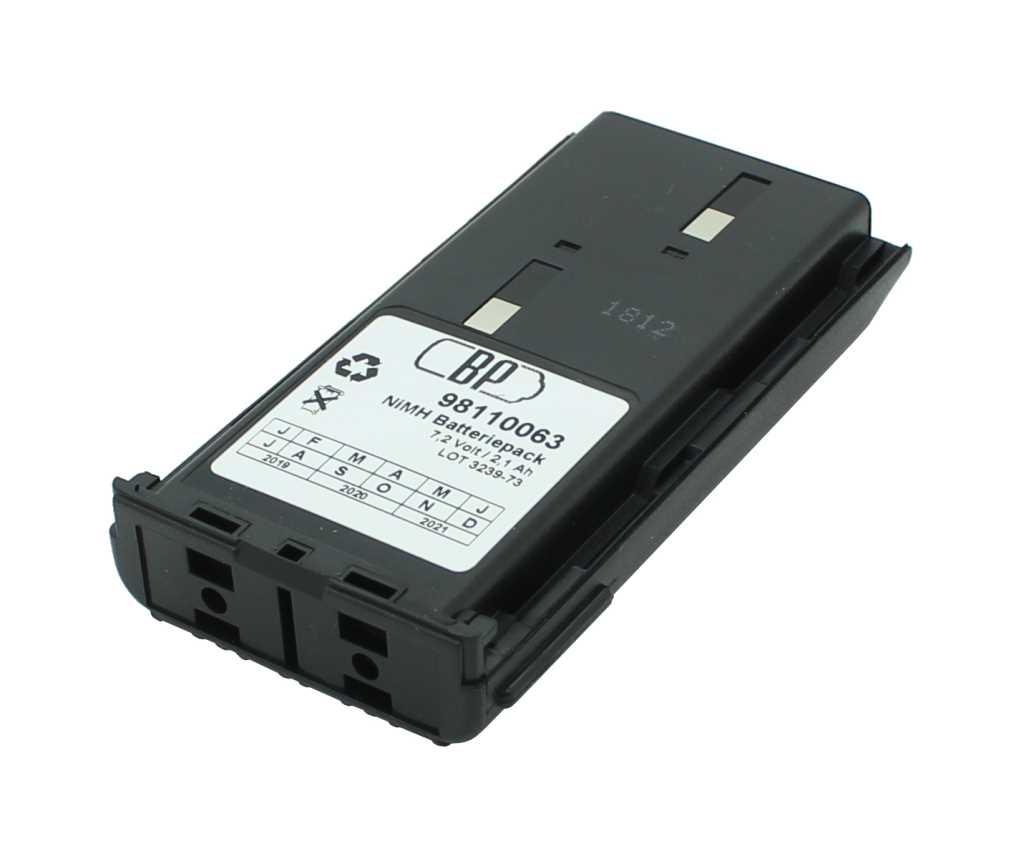 Bild von Funkakku NiMH 7,2V 2100mAh ersetzt Kenwood KNB-14