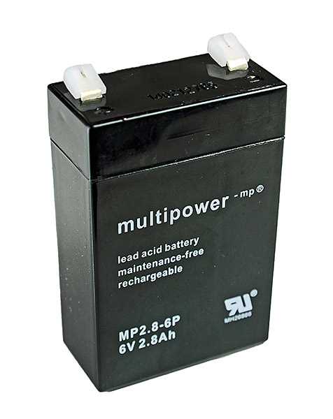 Bild von Multipower MP2.8-6P 6V 2,8Ah