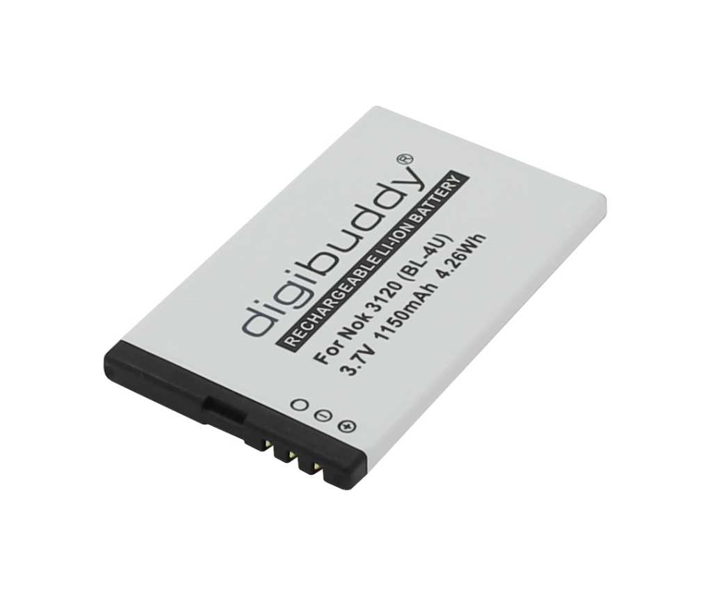 Bild von Handyakku LiPoly 3,7V 1200mAh passend für Nokia 3120 classic