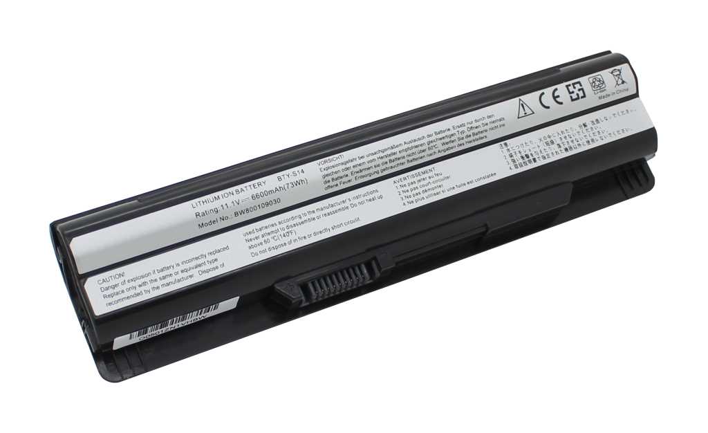 Bild von Laptopakku LiIon 11,1V 6600mAh ersetzt Medion 30011223