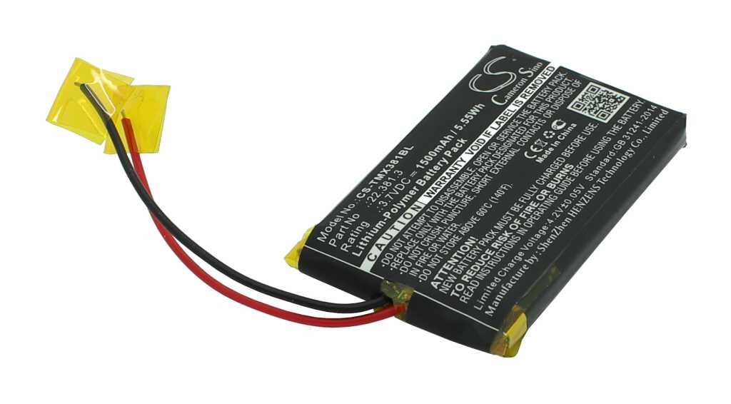 Bild von Kranakku LiPoly 3,7V 1500mAh passend für Teleradio TG-TX-MNL