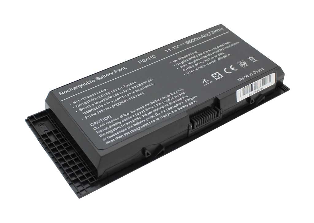 Bild von Laptopakku LiIon 11,1V 6600mAh passend für Dell Precision M4600