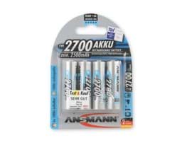 Zeige Details für Ansmann NiMH-Akku Mignon 2700mAh 5030842 4er-Blister Bild von Ansmann NiMH-Akku Mignon 2700mAh 5030842 4er-Blister