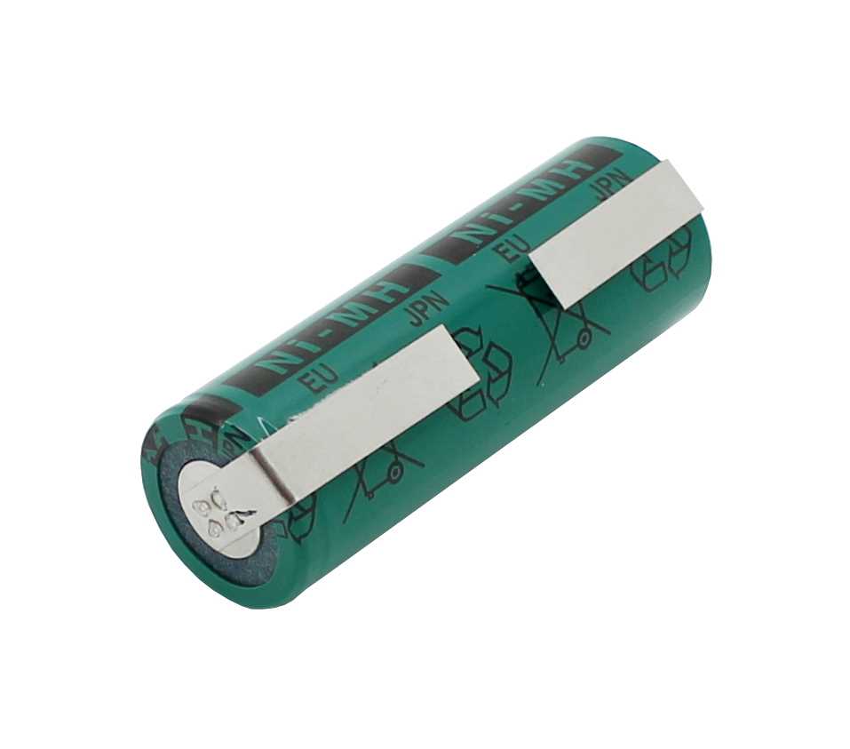 Bild von FDK / Sanyo NiMH-Akku HR-AUE A 2700mAh mit Lötfahne U-Form