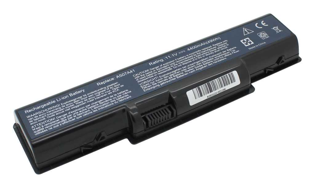 Bild von Laptopakku LiIon 11,1V 4400mAh ersetzt Acer AS07A42