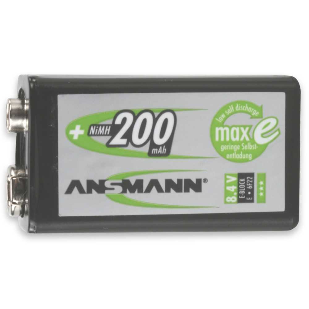 Bild von Ansmann maxE NiMH-Akku E-Block 200mAh 5035341