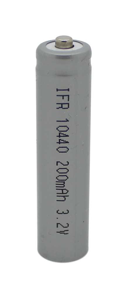 Bild von IFR10440 LiFePO4 3,2V 200mAh passend für QVC Solithia, Solutions