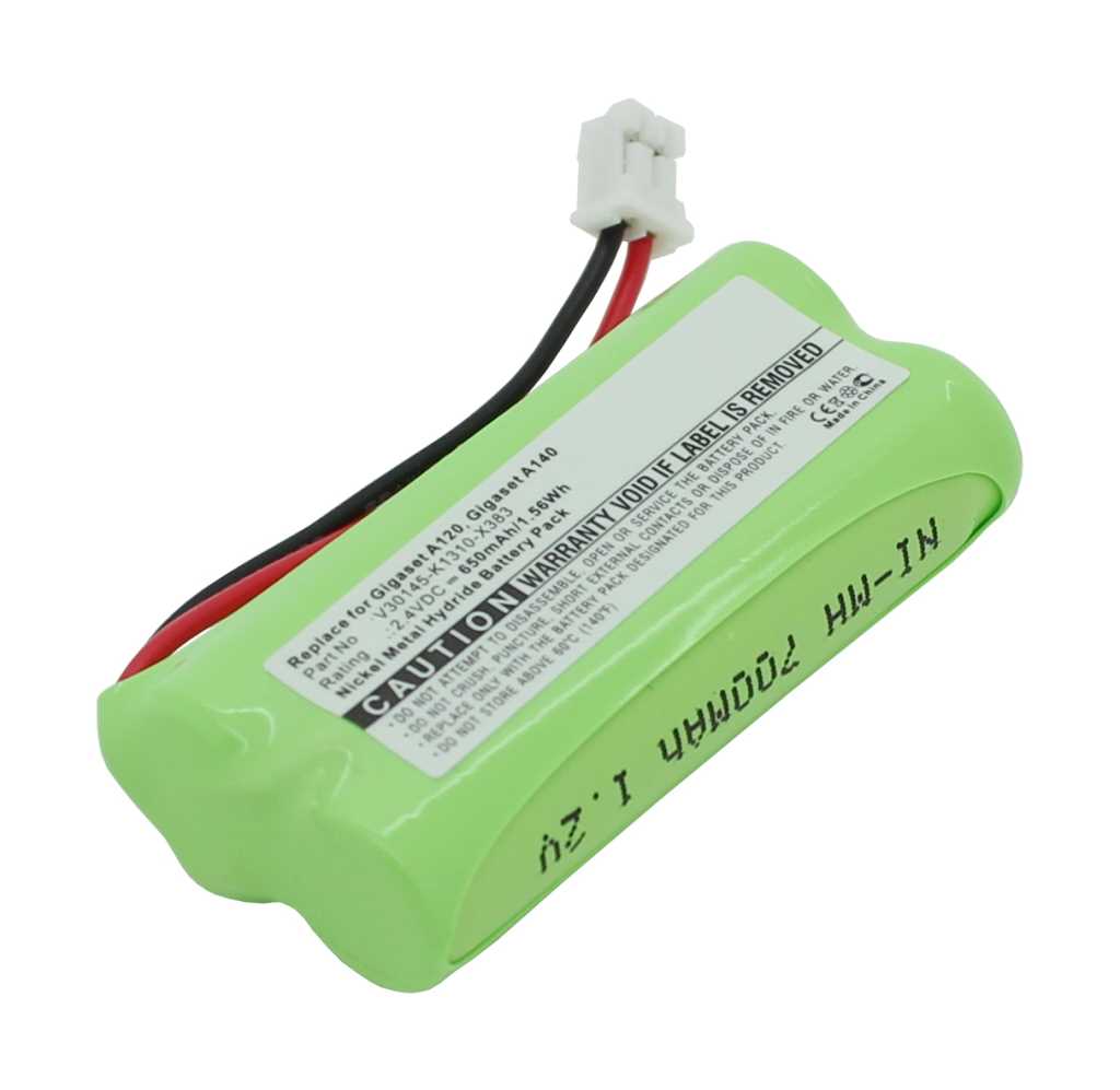 Bild von Telefonakku NiMH 2,4V 650mAh ersetzt Siemens V30145-K1310-X383