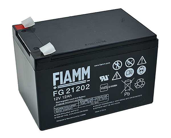 Bild von Fiamm FG21202 12V 12Ah 6,3mm Faston