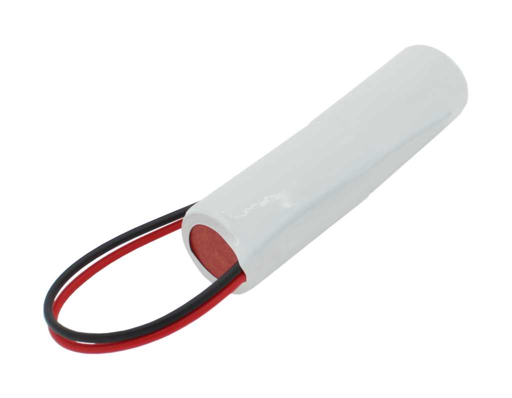 Bild von Notleuchtenakku NiCd 2,4V 1800mAh L1x2 Sub-C mit 200mm Kabel einseitig