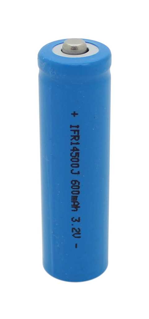 Bild von IFR14500 LiFePO4 3,2V 600mAh passend für QVC Solithia, Solutions