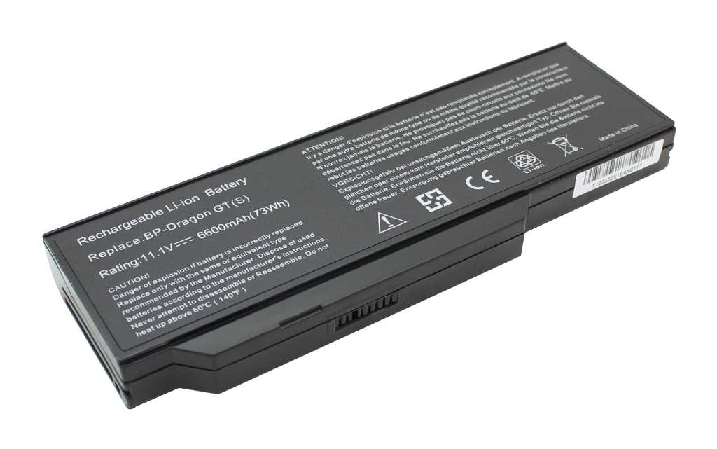 Bild von Laptopakku LiIon 11,1V 6600mAh ersetzt Medion 40020374