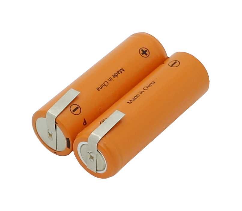 Bild von Rasiererakku NiMH 2,4V 1400mAh mit Lötfahnen passend für 3M Centrimed