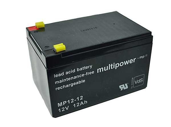 Bild von Multipower MP12-12 12V 12Ah 4,8mm Faston