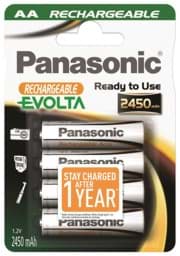 Zeige Details für Panasonic Evolta NiMH-Akku Mignon 2450mAh HHR-3XXE/4BC P-6/4BC2450 4er-Blister Bild von Panasonic Evolta NiMH-Akku Mignon 2450mAh HHR-3XXE/4BC P-6/4BC2450 4er-Blister