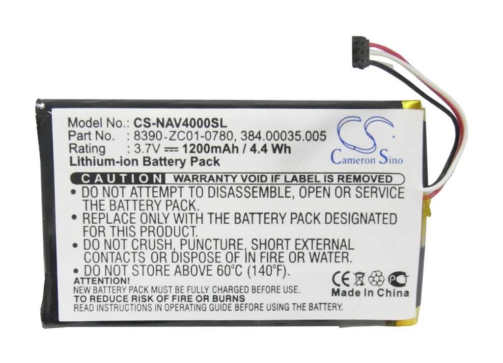 Bild von PDA-Akku LiPoly 3,7V 1200mAh ersetzt Navigon 384.00035.005