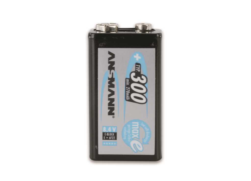 Bild von Ansmann maxEplus NiMH-Akku Typ 300 E-Block 270mAh 5035451