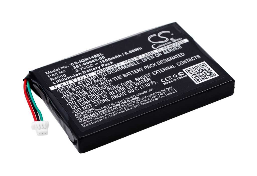 Bild von PDA-Akku LiPoly 3,7V 1800mAh passend für Garmin nüvi 1490TV