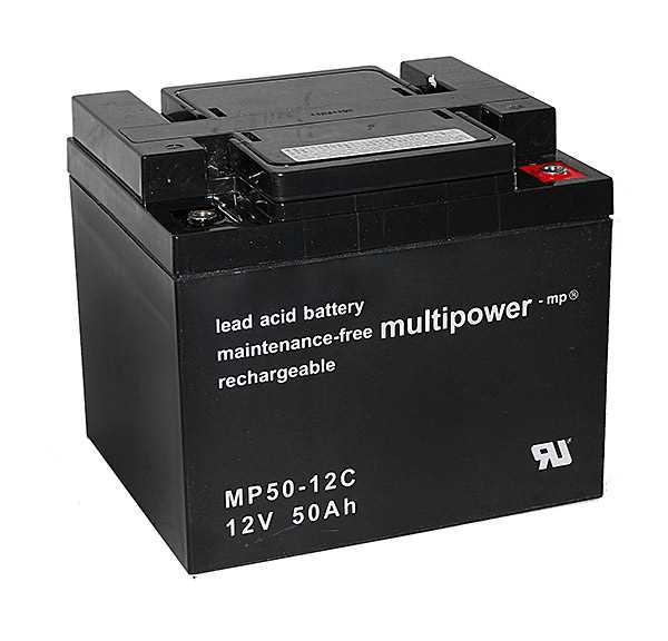 Bild von Multipower MP50-12C 12V 50Ah zyklenfest