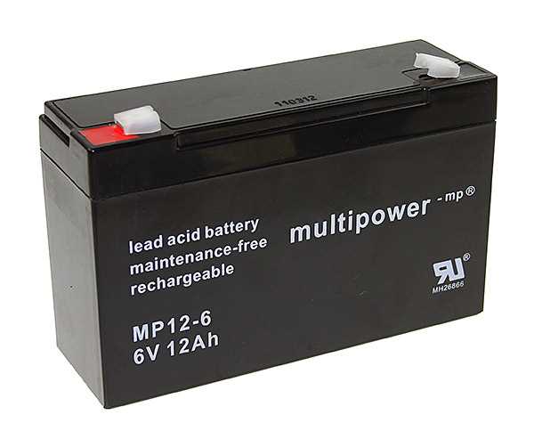 Bild von Multipower MP12-6 6V 12Ah